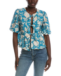 RENEE C Renee C Puff Sleeve Top