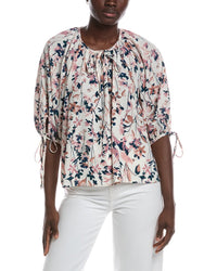 RENEE C Renee C Bubble Crepe Top