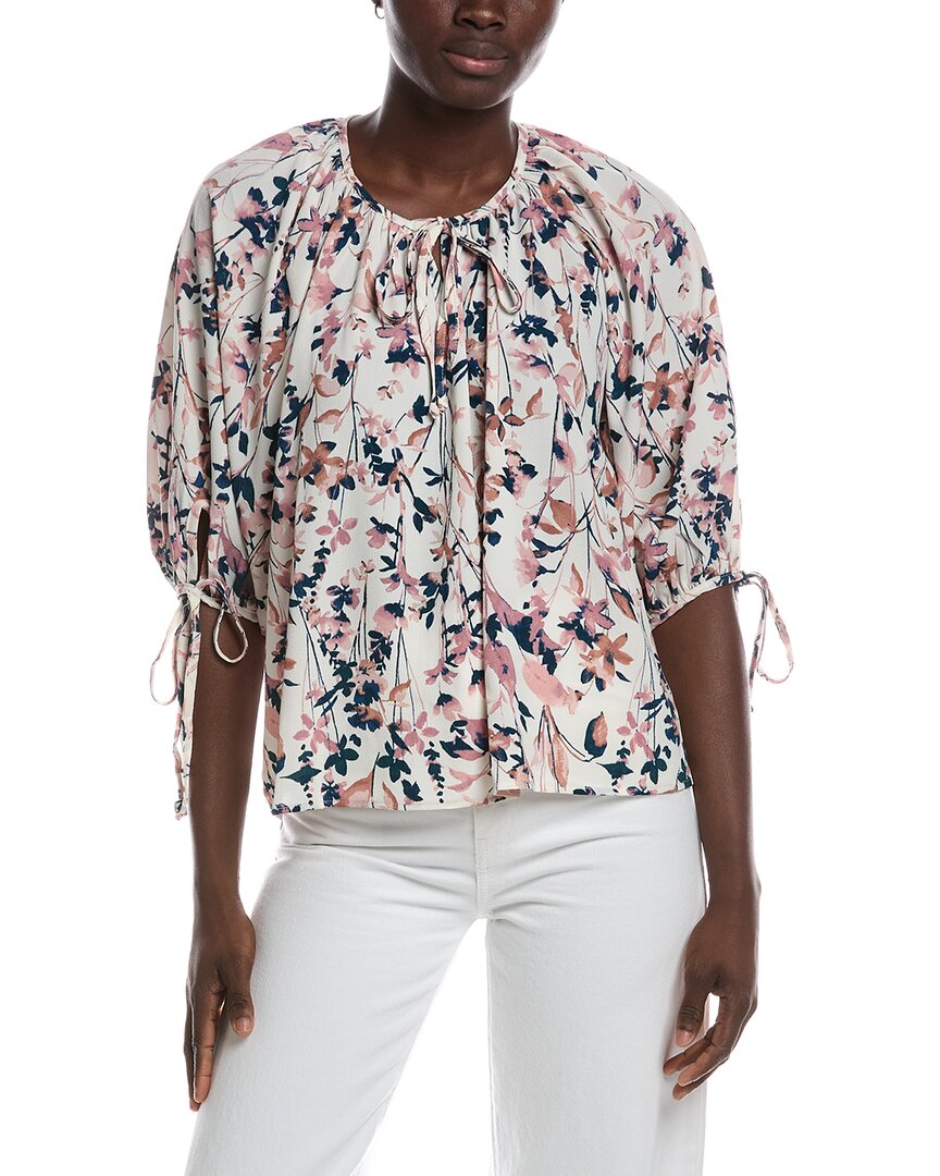 RENEE C Renee C Bubble Crepe Top