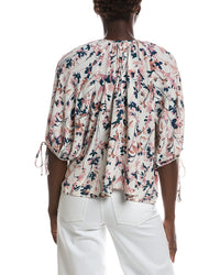 RENEE C Renee C Bubble Crepe Top