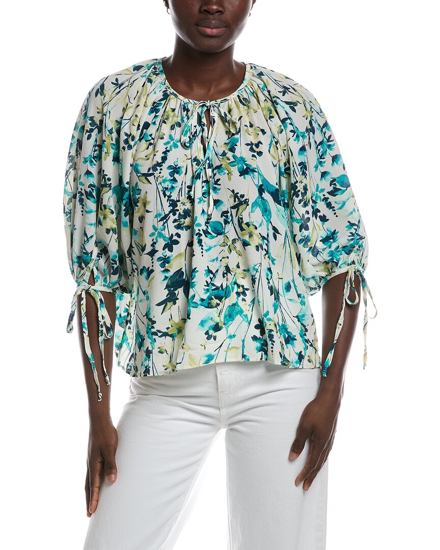RENEE C Renee C Bubble Crepe Top