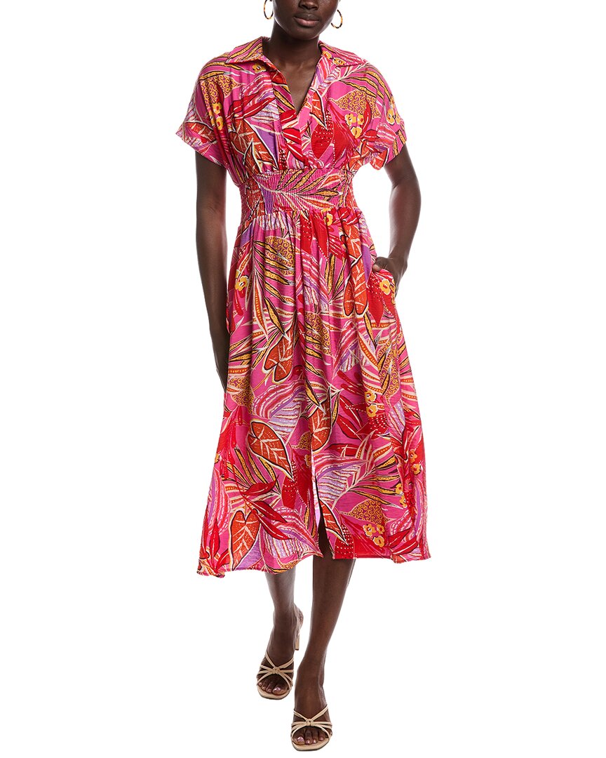 RENEE C Renee C Short Sleeve Midi Dress
