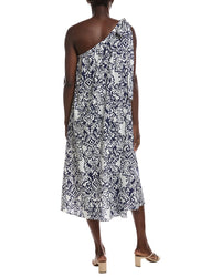RENEE C Renee C One-Shoulder Midi Dress