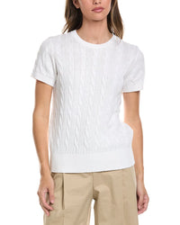 Brooks Brothers Brooks Brothers Cable Linen-Blend Sweater
