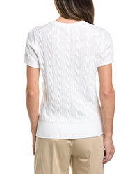 Brooks Brothers Brooks Brothers Cable Linen-Blend Sweater