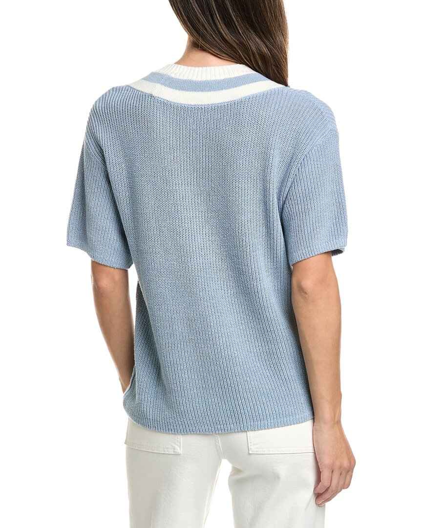Brooks Brothers Brooks Brothers Mini Cable Linen-Blend Tennis Sweater