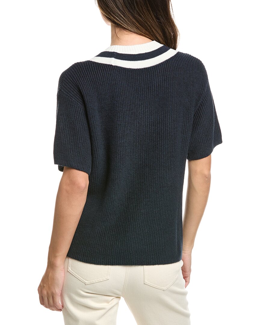 Brooks Brothers Brooks Brothers Mini Cable Linen-Blend Tennis Sweater