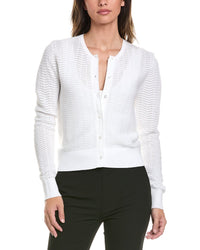 Brooks Brothers Brooks Brothers Pointelle Cropped Cardigan