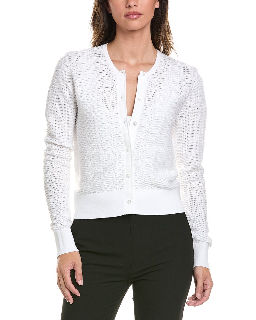 Brooks Brothers Brooks Brothers Pointelle Cropped Cardigan
