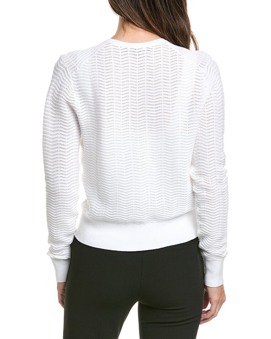 Brooks Brothers Brooks Brothers Pointelle Cropped Cardigan