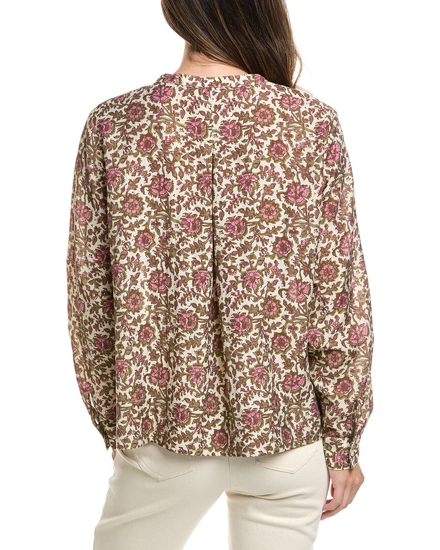 Brooks Brothers Brooks Brothers Linen-Blend Blouse