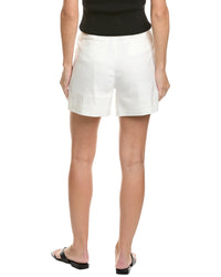 Brooks Brothers Brooks Brothers Pleated Linen-Blend Short
