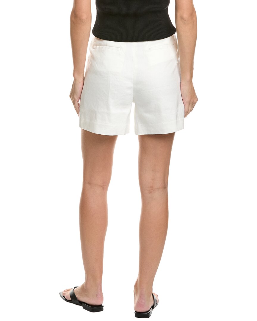 Brooks Brothers Brooks Brothers Pleated Linen-Blend Short