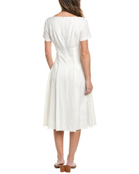Brooks Brothers Brooks Brothers Linen-Blend Midi Dress