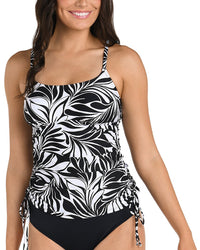 24th and Ocean 24Th And Ocean Floating Palms Tankini Top