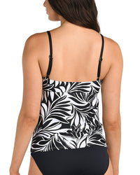 24th and Ocean 24Th And Ocean Floating Palms Tankini Top