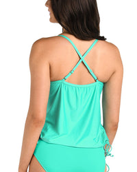 24th and Ocean 24Th And Ocean Solid Tankini Top