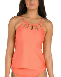 24th and Ocean 24Th And Ocean Solid Tankini Top