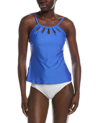 24th and Ocean 24Th And Ocean Solid Tankini Top