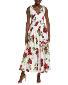 farm rio black pineapple cotton eyelet maxi dress Farm Rio Pineapple Eyelet Maxi Dress