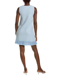 Oscar de la Renta Oscar De La Renta Tweed Textured Silk-Blend Dress