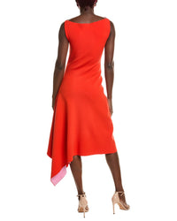 Oscar de la Renta Oscar De La Renta Two Tone Knit Dress