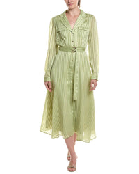 HL Affair Hl Affair Long Sleeve Midi Dress