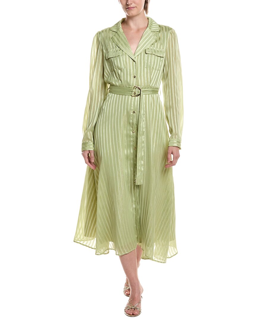 HL Affair Hl Affair Long Sleeve Midi Dress