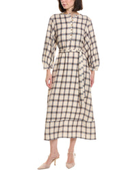 HL Affair Hl Affair Long Sleeve Midi Dress