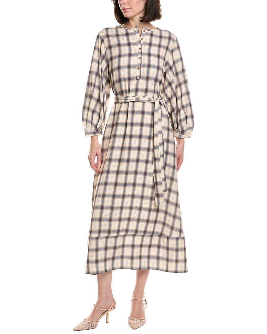 HL Affair Hl Affair Long Sleeve Midi Dress
