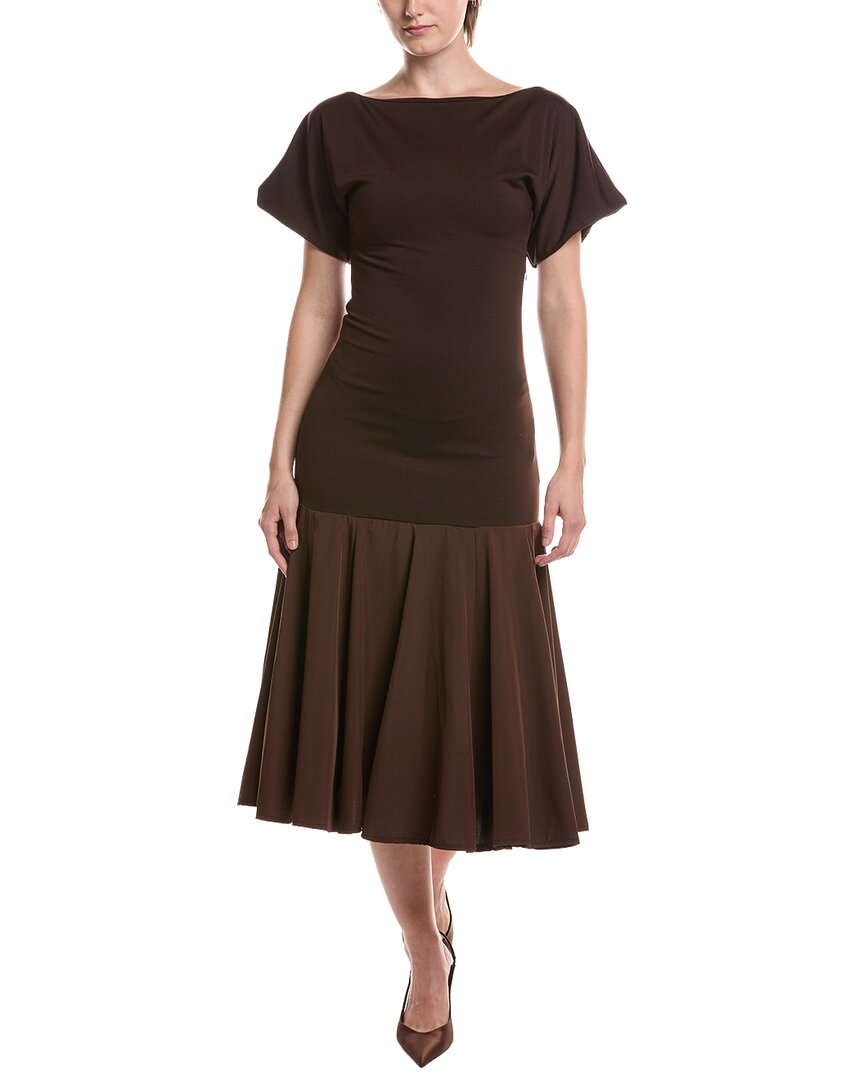 HL Affair Hl Affair Short Sleeve Maxi Dress