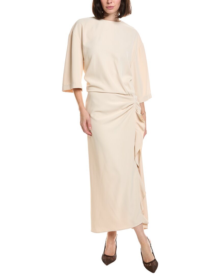 HL Affair Hl Affair Short Sleeve Midi Dress