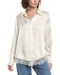 HL Affair Hl Affair Lace Hem Shirt