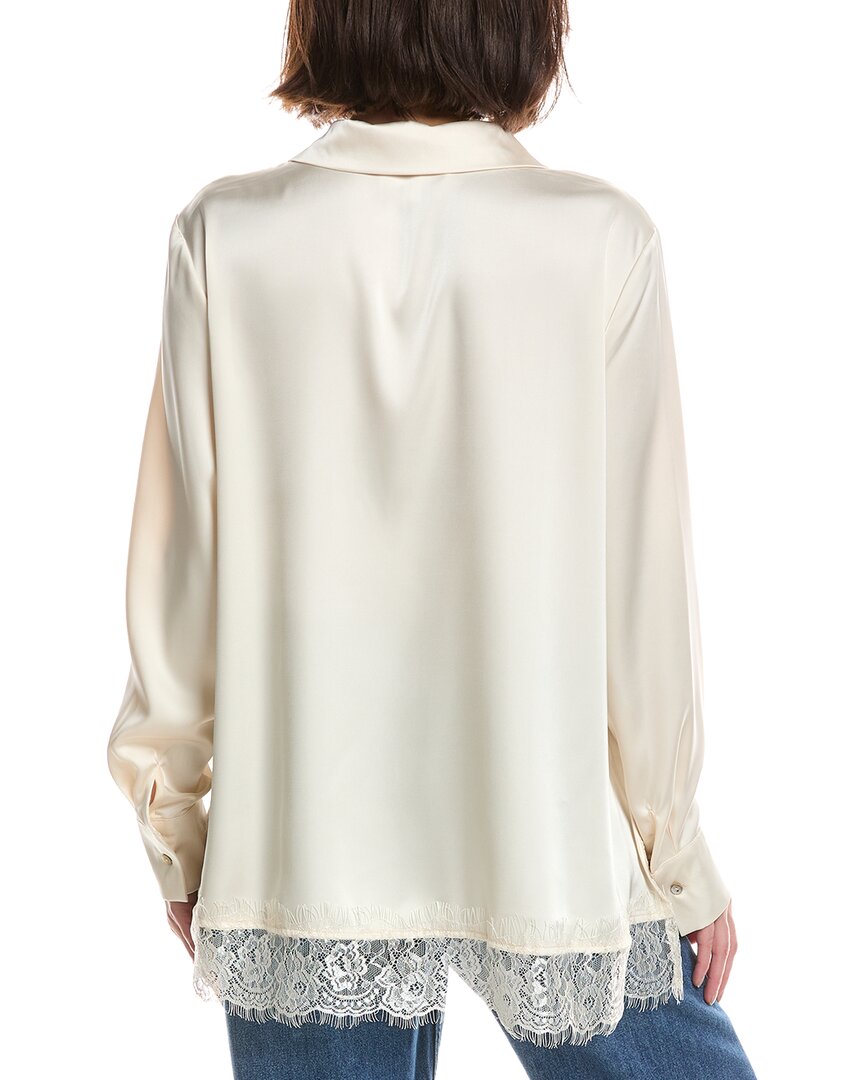 HL Affair Hl Affair Lace Hem Shirt