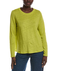 EILEEN FISHER Eileen Fisher Crewneck Linen T-Shirt