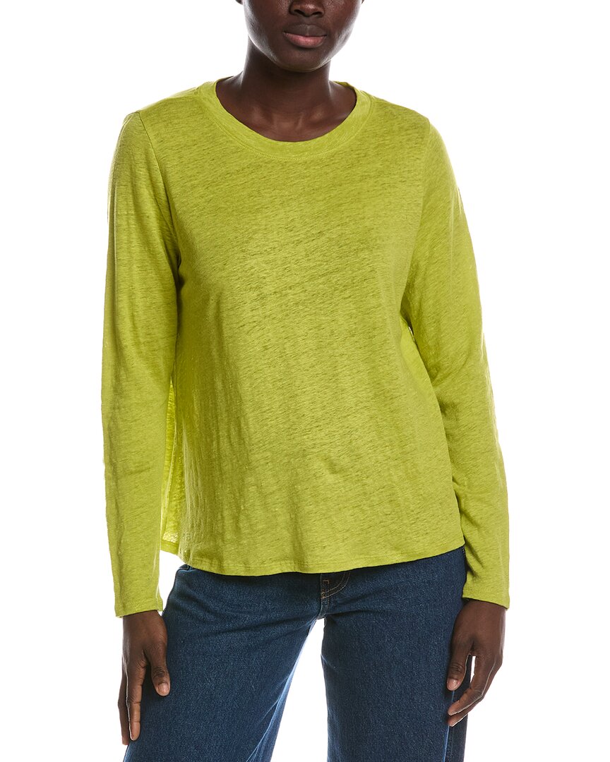 EILEEN FISHER Eileen Fisher Crewneck Linen T-Shirt