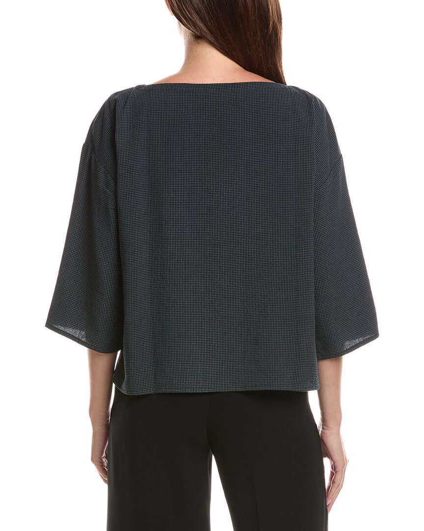 EILEEN FISHER Eileen Fisher Bateau Neck Box Top