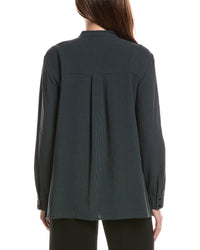 EILEEN FISHER Eileen Fisher Mandarin Collar Shirt