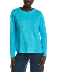 EILEEN FISHER Eileen Fisher Crewneck Linen T-Shirt