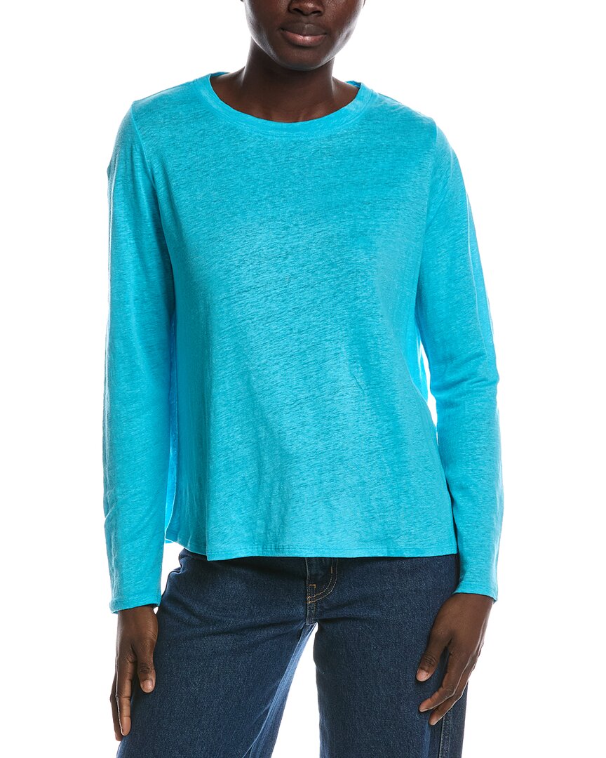 EILEEN FISHER Eileen Fisher Crewneck Linen T-Shirt