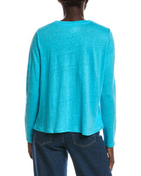 EILEEN FISHER Eileen Fisher Crewneck Linen T-Shirt