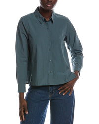 EILEEN FISHER Eileen Fisher Petite Classic Collar Shirt
