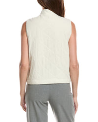 EILEEN FISHER Eileen Fisher Petite Stand Collar Vest
