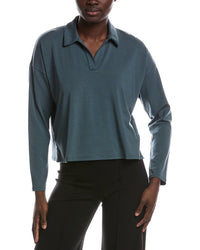 EILEEN FISHER Eileen Fisher Petite Boxy Henley Top