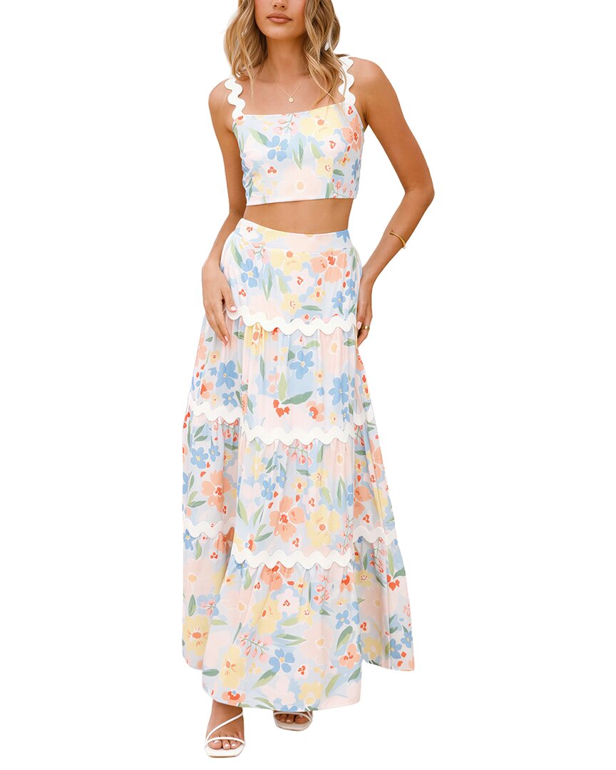 FASHION FLORIDA Fashion Florida Top & Skirt Set