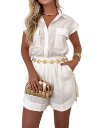OLOEY Oloey Shirt & Short Set