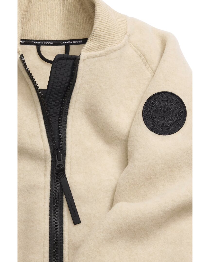 Canada Goose Sierra Fleece Black Label Wool-Blend Bomber Jacket
