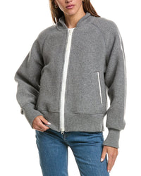 Canada Goose Canada Goose Sierra Fleece Black Label Wool-Blend Bomber Jacket
