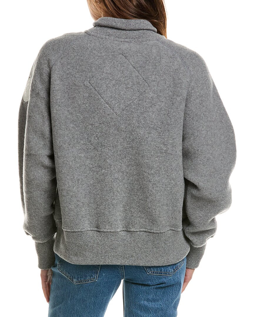 Canada Goose Canada Goose Sierra Fleece Black Label Wool-Blend Bomber Jacket