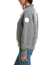Canada Goose Canada Goose Sierra Fleece Black Label Wool-Blend Bomber Jacket